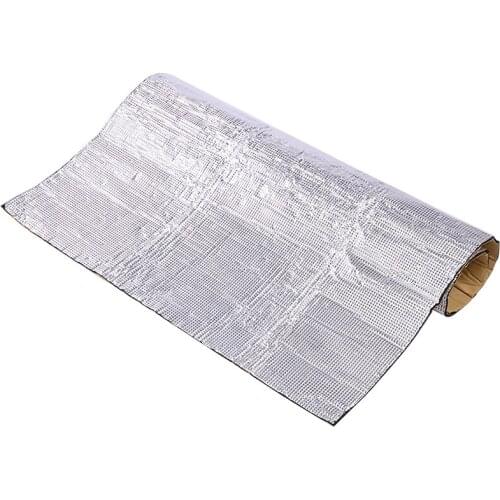 1 Roll 140cm*100cm Car Engine Heat Barrier Mat Sound Deadener Noise Reduction Insulation Thermal Properties Non-Flammable Mat