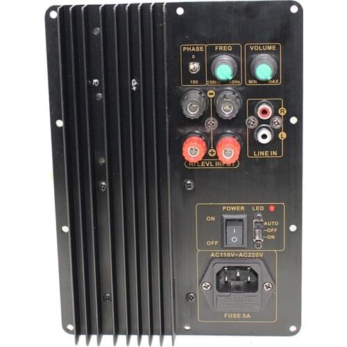 110V~220V 150W Heavy Subwoofer Digital Power Amplifier Board Active Power Amplifier Board Pure Bass TDA8950 Two Channel