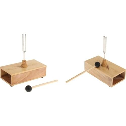 440HZ Tuning Fork w/ Resonant Box w/ Stick Percussion Instrument Part Study