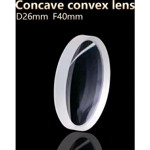 Concave convex lenses Microscope lens Telescope lens Optical research Experiment D26mm F40mm Customizable