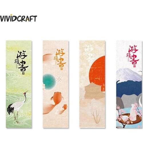 30pcs/lot Kawaii Paper Bookmark Vintage Japanese Style Book Marks For Kids School Creative Retro Style Bookmark Bookmarks