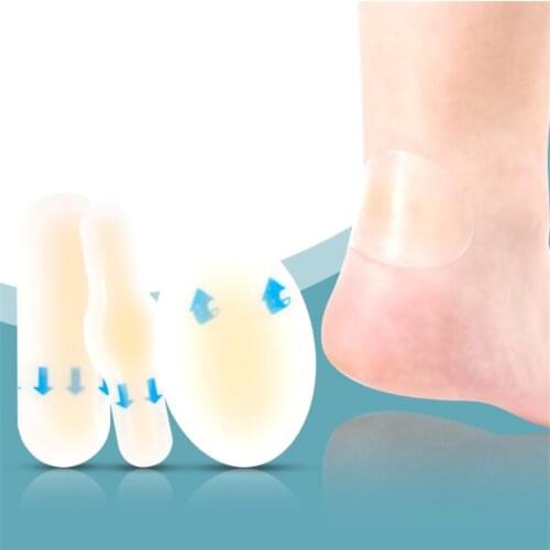 10PCS Gel Shoes Stickers Soft Hydrocolloid Pads Relief Pain Blisters Bunions Corns Calluses Friction Pressure Spots Heel Pain