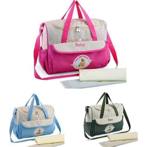 39cm Mummy Bag Multifunctional Waterproof Separate Bag Nappy Maternity Handbag Baby Tote Diaper Organizer Mobile Phone Straps