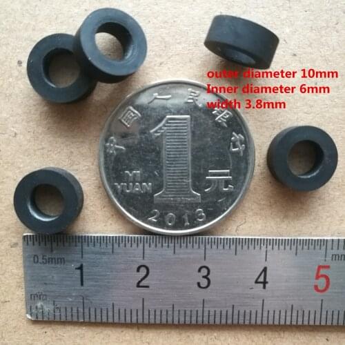 5pcs 10mmx6x3.8 Buffer rubber ring Shock absorption rubber pad Waterproof for cassette deck audio tape Stereo player