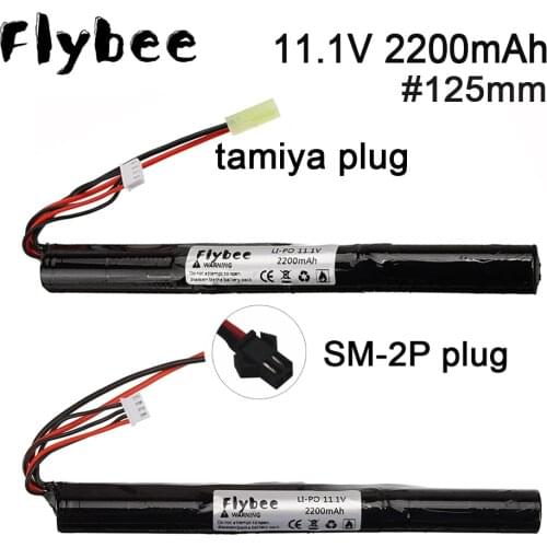 18650 Power battery for Airsoft Gun 11.1V 2200MAH 40C for AKKU Mini Airsoft Gun Air Pistol Battery RC Electric Toys gun Parts