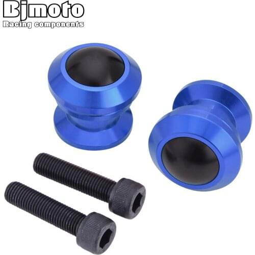 BJMOTO Motorcycle Accessories M6 M8 M10 Swingarm Spools slider For Yamaha YZF R1 R6 R3 R25 MT07 MT 09 MT-10 FZ 07 Stand Screws
