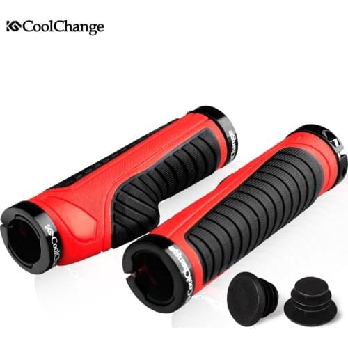 CoolChange Mountain Road Bicycle Handlebars Sets of Bilateral Lockable anti - Skid Ergonomics Cycling Handlebar Bike Accessories
