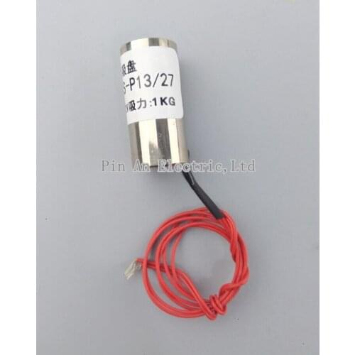 Electric Magnet Lifting Waterproof P13/27 DC6V 12V 24V 1Kg 10N Solenoid Sucker Electromagnet