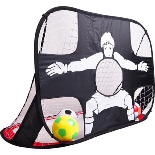 Childrens Football Scoring Training Goal Defense Dummy Net Portable Foldable Football Goal Fun Childrens Game Toy