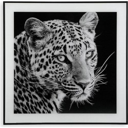 Painting Leopard Crystal (2 x 50 x 50 cm)