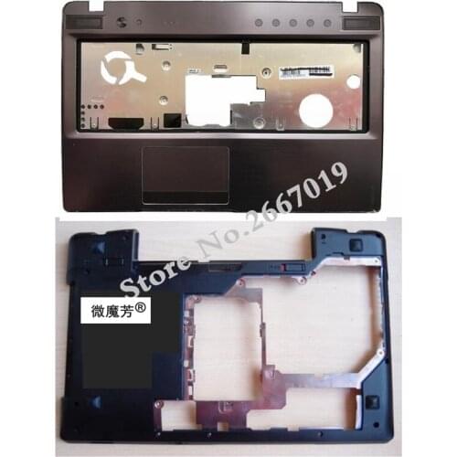 NEW Laptop Base Bottom Case D Cover For Lenovo FOR Ideapad Z570 Z575 Z570 Z570 Keyboard Bezel Palmrest Upper Case