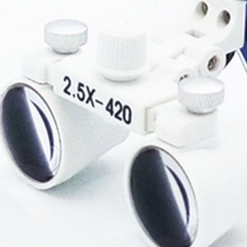 NEW 2.5x420mm Dental Loupes Surgical Binocular Loupes Dental Magnifier
