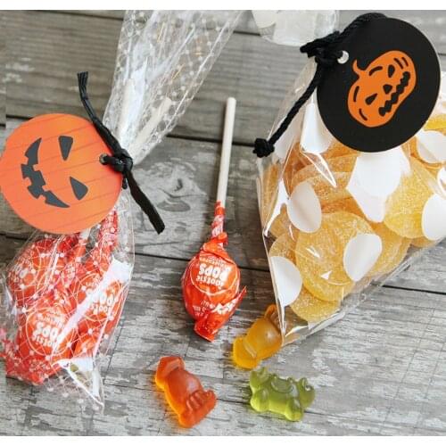 Halloween Gift Tags, Printable Halloween Tags, Halloween Party, Hang Tags 100pcs/lot