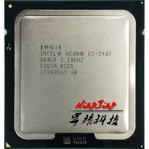 Intel Xeon E5-2407 E5 2407 2.2 GHz Quad-Core Quad-Thread CPU Processor 10M 80W LGA 1356