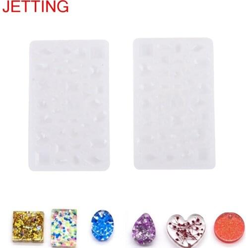 1Pc Silicone Diamond Shape Mold Mould Resin Pendant Mold DIY Craft Tool Jewelry Making