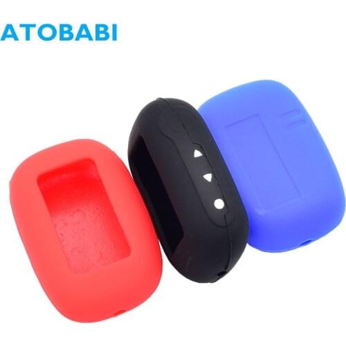 ATOBABI Silicone LCD Key Cases Skin For Starline B92 B62 B94 B64 B95 X96 Two Way Car Alarm System Remote Control Protector Cover