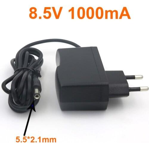 VORED 8.5V 1A/1000mA Switching Power Supply Adapter US/EU/UK Plug Universal Charger Converter 5.5*2.1mm for Router Free Shipping