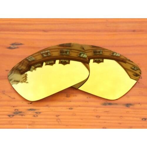 Vonxyz 24K Mirror Polarized Replacement Lenses for-Oakley Gascan Frame