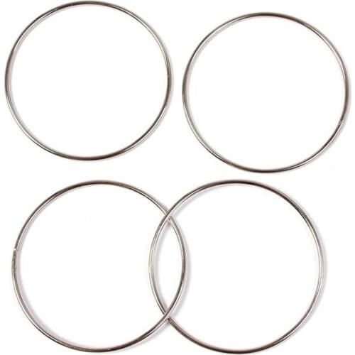 1 Set Hot Sale Linking Rings Tools Magic Tricks Kit Magic Accessories 4 Rings Party Show Baby Kids Connected Wholesale