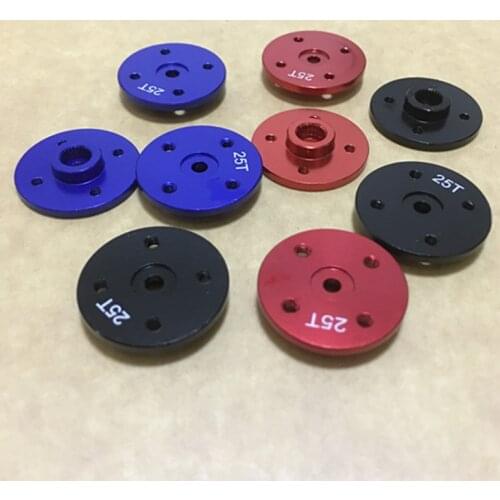 1 pcs Metal Servo Arm 25T Round Type Disc Matal Horns for FUTABA HITEL Robot