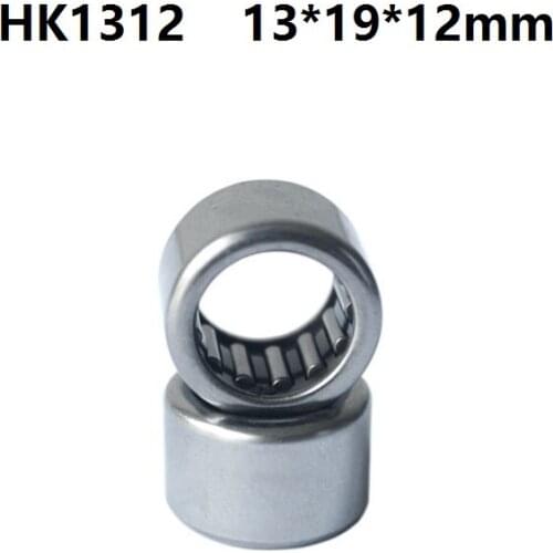 100pcs/lot HK1312 HK131912 Drawn Cup Type Needle Roller Bearing 13x19x12 mm free shipping high quality