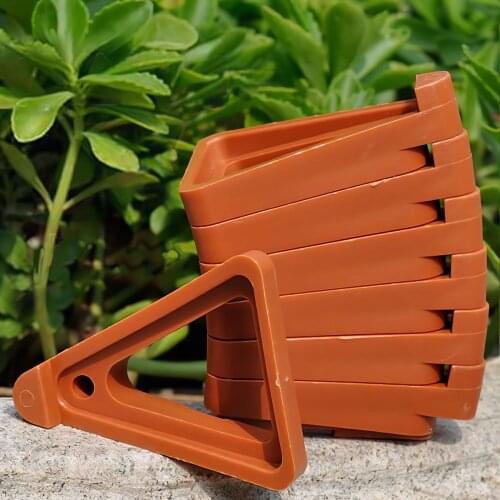 12pcs Flower Pot Feet Toes Non Slip Supports Display Invisible Risers Indoor Outdoorr Bonsai Stand Garden Flower Supports