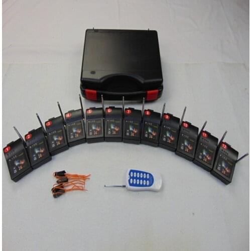 12 Cues Stage Lighting Effect fireworks Remote stage 110-220V wedding equipment-wireless switch electric wire Professional stage