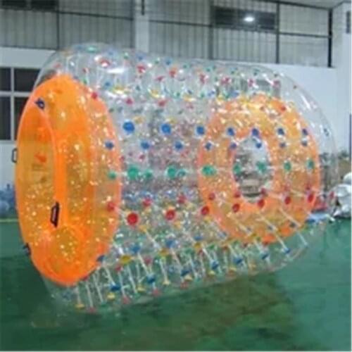 2.8m Giant Inflatable Toys for Children Adults PVC Water Wheel Walking Fun Roller Ball Outdoor Water Park Pool Sports Game