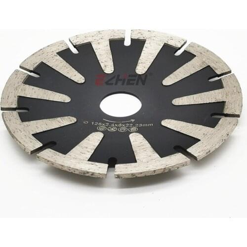 5 Inch 10mm Segment Contour Blade Diamond Concave Saw Blade Dry Cutting Convex Blades For Granite Stone Cutting Disc 125mm