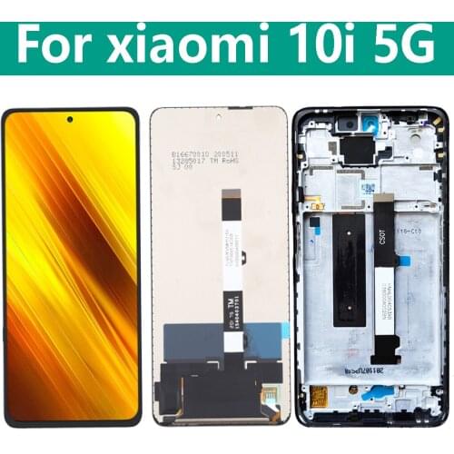 6.67'' For Xiaomi Mi 10i 5G LCD Display Touch Screen Digitizer Assembly Replacement Parts M2007J17I