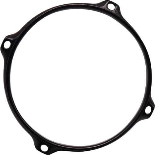 Black color 8inch 4 hole snare drum rim drum hoop