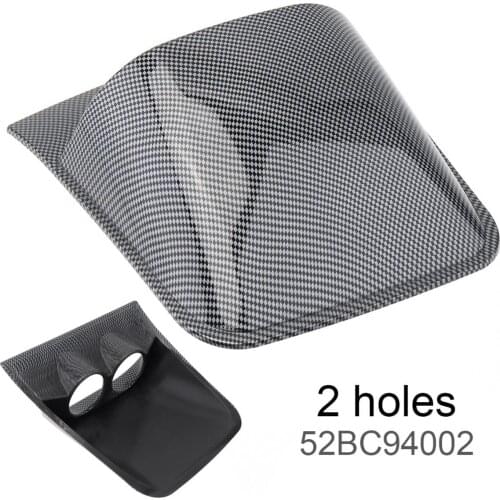 52mm 2 Inch Double Carbon Fiber Auto Car Gauge Cup Holder Pod Black Universal durable Car Instrument Mount Accessories