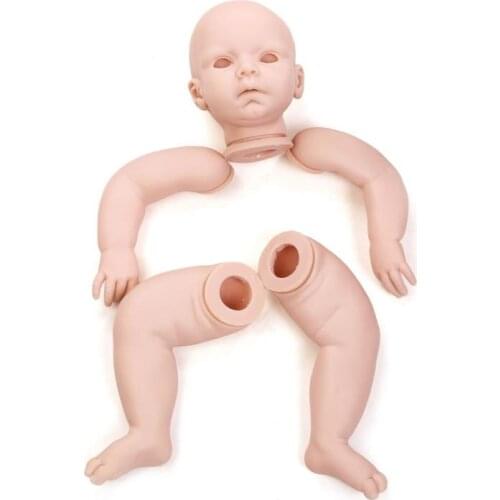 DIY Reborn Doll Kits Reborn Doll Accessories Open Eyes Silicone Reborn Baby Doll Kits Suit for 28 Inch Reborn Doll Body Parts