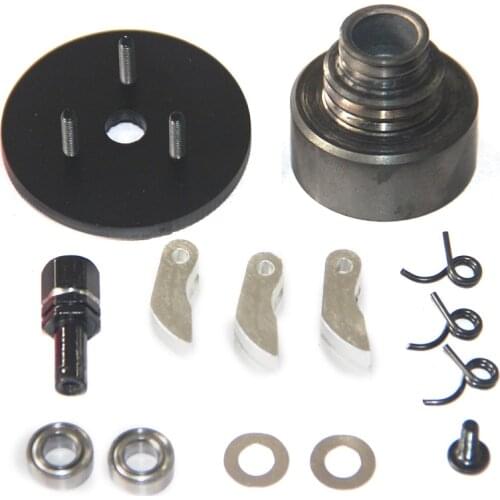 Double V Slot Pulley Clutch Assembly RC Model Ship Upgrade Parts for TOYAN FS-L400 Inline Four-cylinder Nitro Engine Model