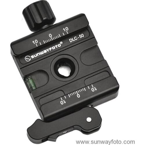 SUNWAYFOTO DLC-50 Tripod Head Quick Release Clamp For DSLR Tripode Quick Release Clamp Plate BallHead Lever Release Clamp