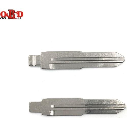 HKOBDII 10 pcs/lot Metal Blank Uncut Flip KD Remote Key Blade Type 07# for Mitsubishi