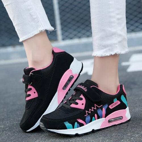Summer Girls Sneakers For Children Casual Shoes Kids Sneakers Girls Shoees Cushion Sport Running Breathable Mesh Tenis Infantil