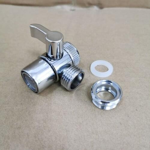 Brass Sink Valve Diverter Faucet Splitter Kitchen Bathroom Faucet Replacement P15D