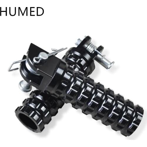 Retro motorcycle modified universal aluminum alloy CNC front pedal and rear pedal pedal For V coffee GG GN gs125