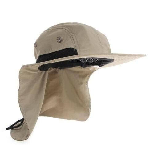 Unisex Casual Sun Hats 2019 New Summer Casual Fishing Hiking Outdoor Brim Neck Cover Unisex Sun Flap Hats