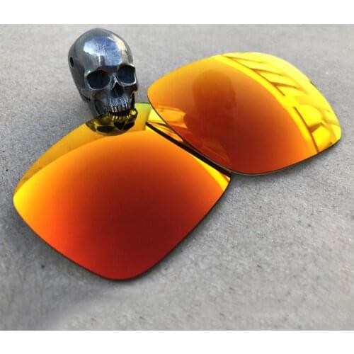 Firtox True Polarized Enhanced Replacement Lenses for-Oakley TwoFace OO9189 Sunglass (Lens Only)-Orange Red