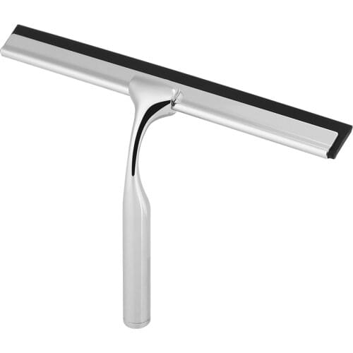 Stainless Steel Zinc Alloy Window Squeegee Car Windshield Glass Mirror Cleaning Tool With Hook Home Cleaning Hook