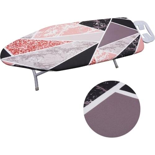 Marble Print Ironing Board Cover Protective Insulation Ironing Mat Non-Slip Thickened Ironing Cloth Guard Pressing Pad Washable