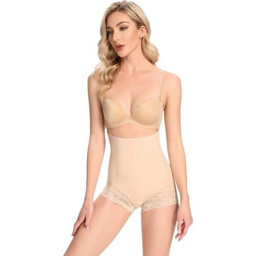 Women High Waist Lace Shaping Panties Breathable Body Shaper Slimming Tummy Underwear Butt Lifter Seamless Panties Shaperwear