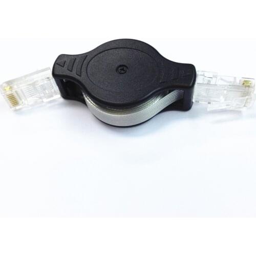 1.5m travel network cable Bidirectional telescopic cable Double crystal head network cable Double crystal head