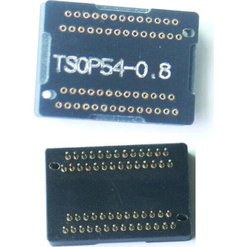 1pcs TSOP54-0.8 aging seat terminal board tsop54 gold-plated bakelite adapter board adapter protection board connector