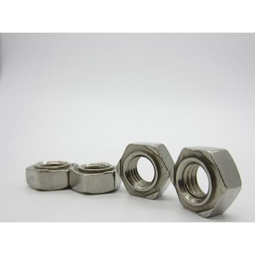 10PCS M3 M4 M5 M6 M8 M10 M12 304Stainless Steel DIN929 Hexagon weld nuts GB13681
