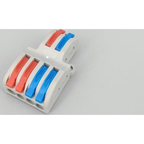 10pcs SPL-42 Universal compact wire wiring connector conductor terminal block with lever