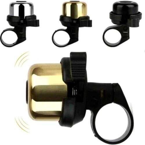 3 Colors 90-100 Decibels Classic All Copper Thumb Bells Bicycles Road Bikes MBT Handlebar Bells Crisp Sound Max 22mm Handlebars
