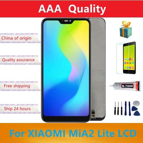 5.84 inch Display For Xiaomi Mi A2 Lite Display Touch Screen Digitizer Replacement For Xiaomi Redmi 6 Pro LCD Mi A2 Lite LCD